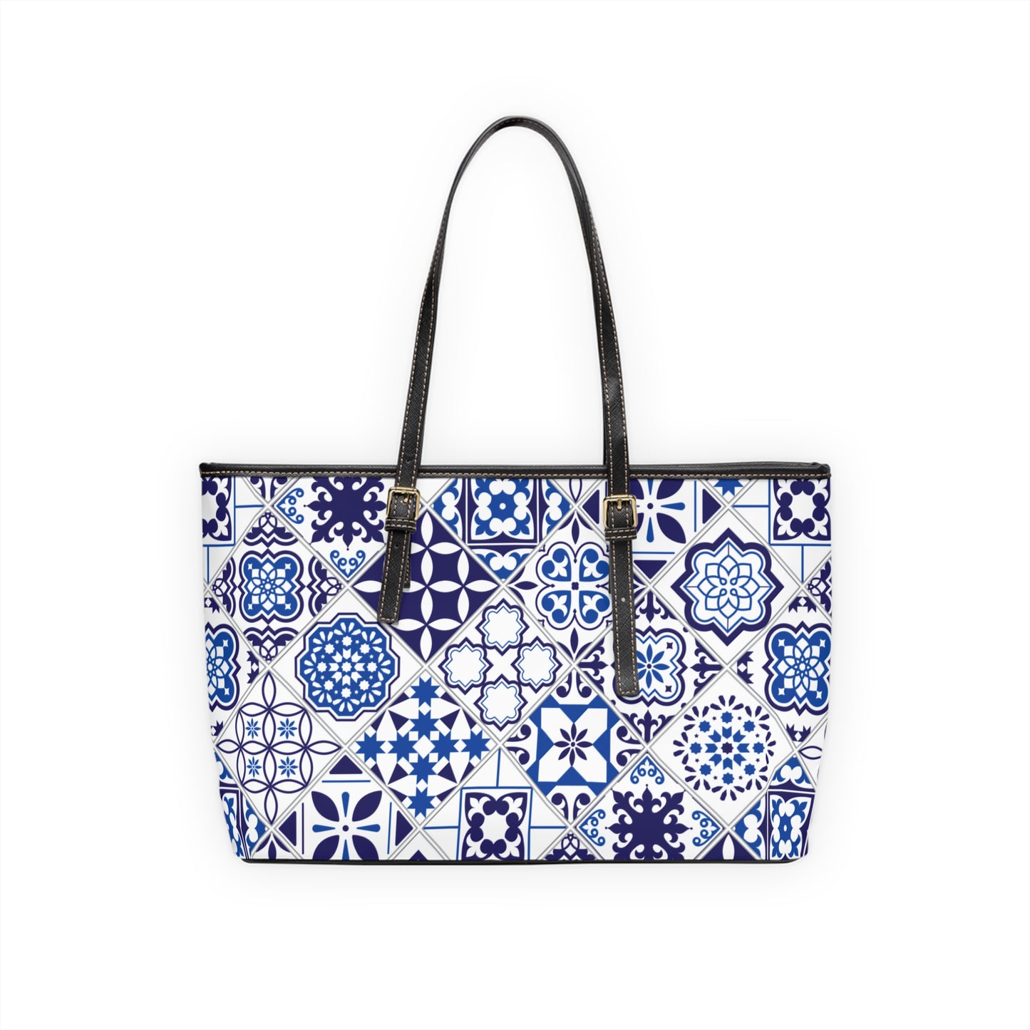 Azul Faux Leather Shoulder Bag