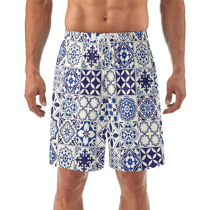 Azul Mens Hawaiian Beach Shorts