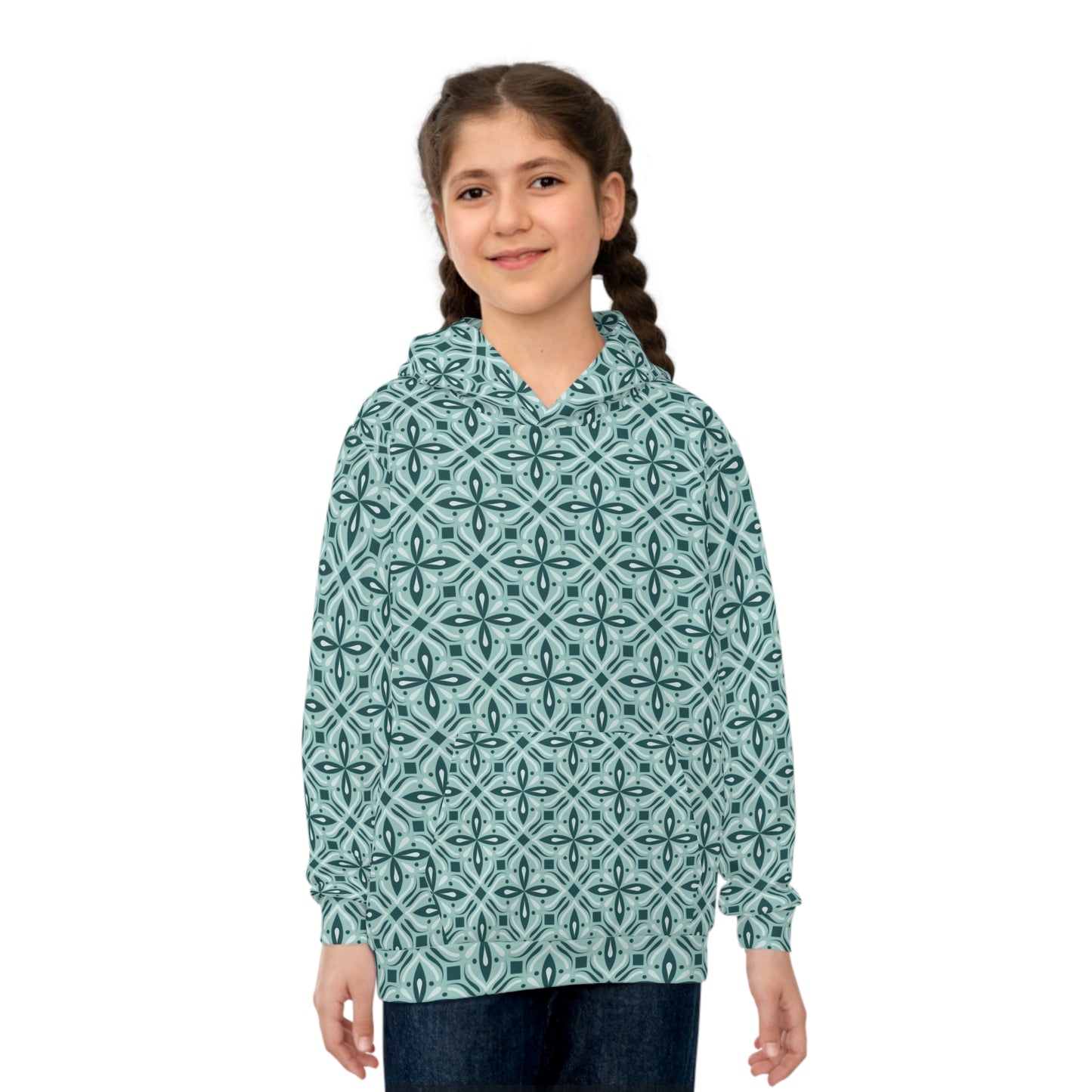 Estrela (Green) Children's Hoodie