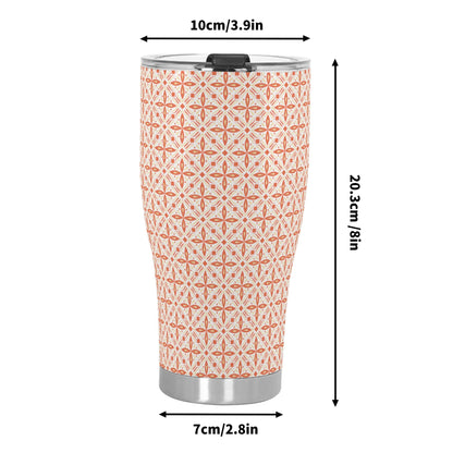 Estrela (Orange) Stainless Steel Tumbler