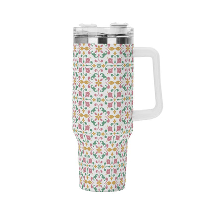 Primavera 40oz Stainless Steel Tumbler with Straw