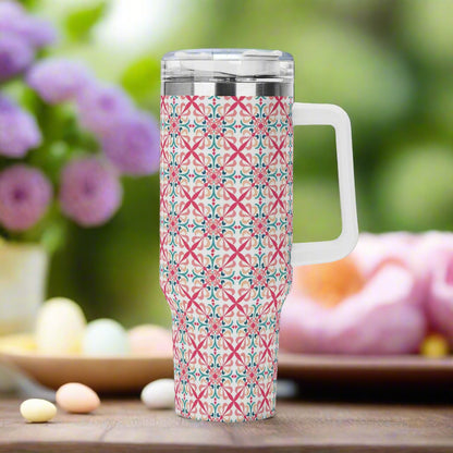 Alegria 40oz Stainless Steel Tumbler with Straw