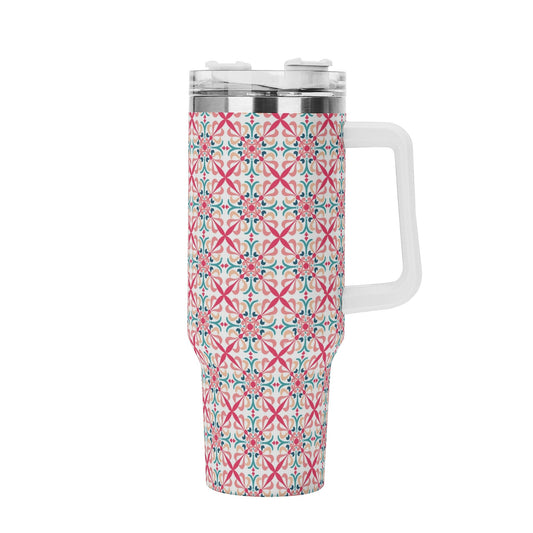 Alegria 40oz Stainless Steel Tumbler with Straw