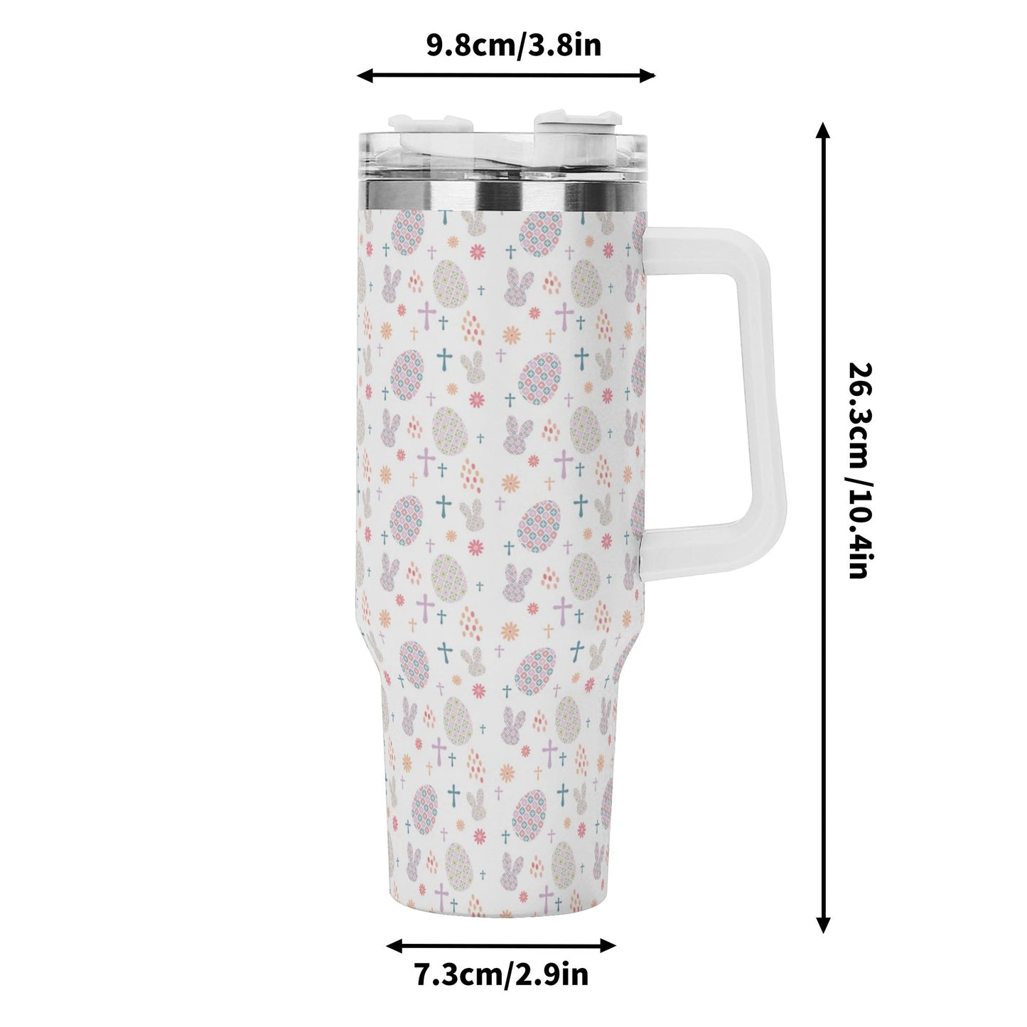 Pascoa 40oz Stainless Steel Tumbler with Straw