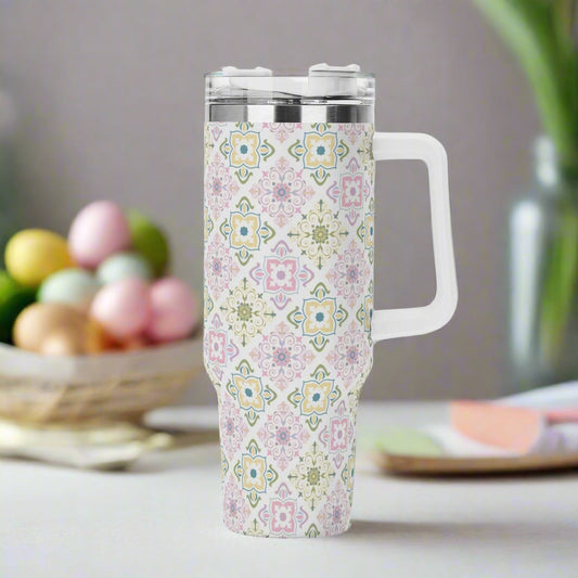 Paz 40oz Stainless Steel Tumbler with Straw