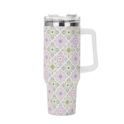 Paz 40oz Stainless Steel Tumbler with Straw