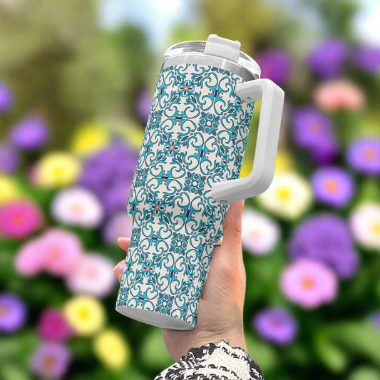 Jardim 40oz Stainless Steel Tumbler with Straw
