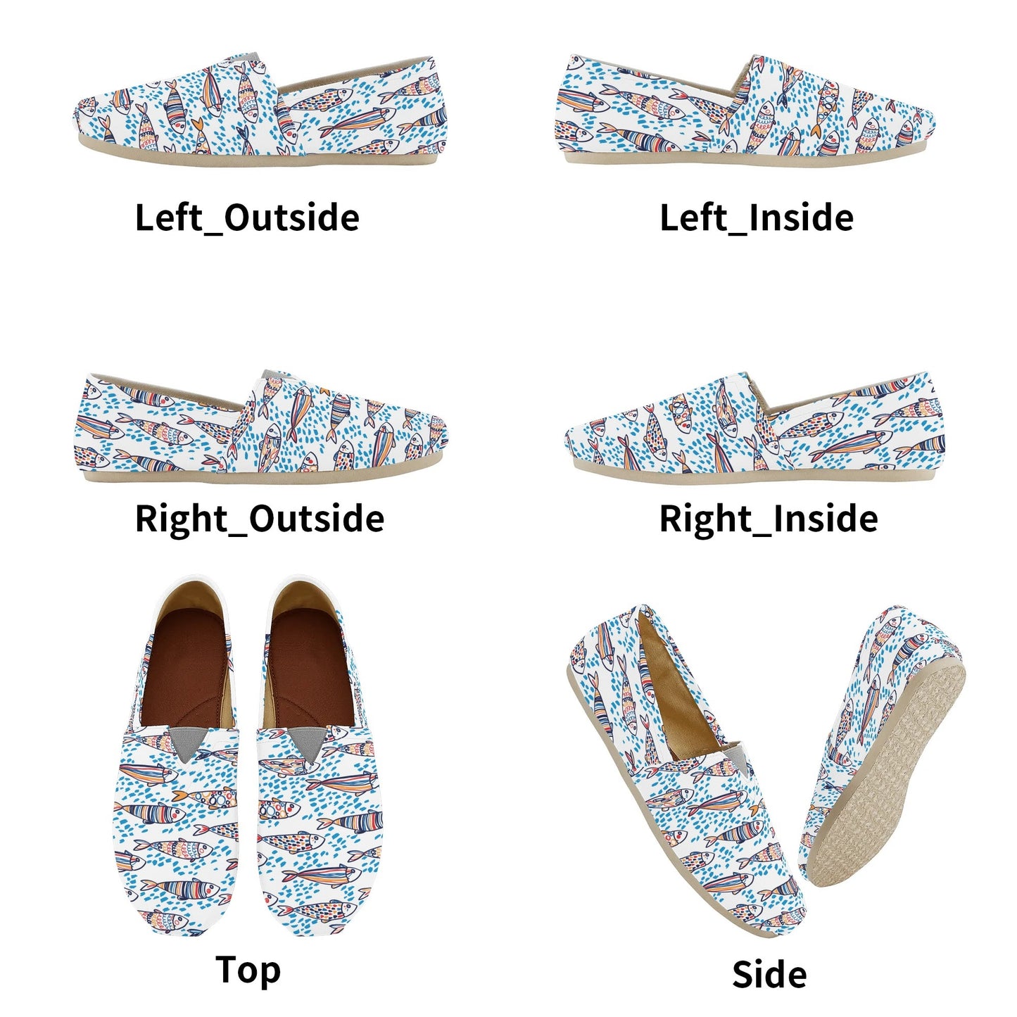 Sardinha Womens Canvas Shoes