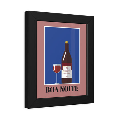 Boa Noite Framed Poster