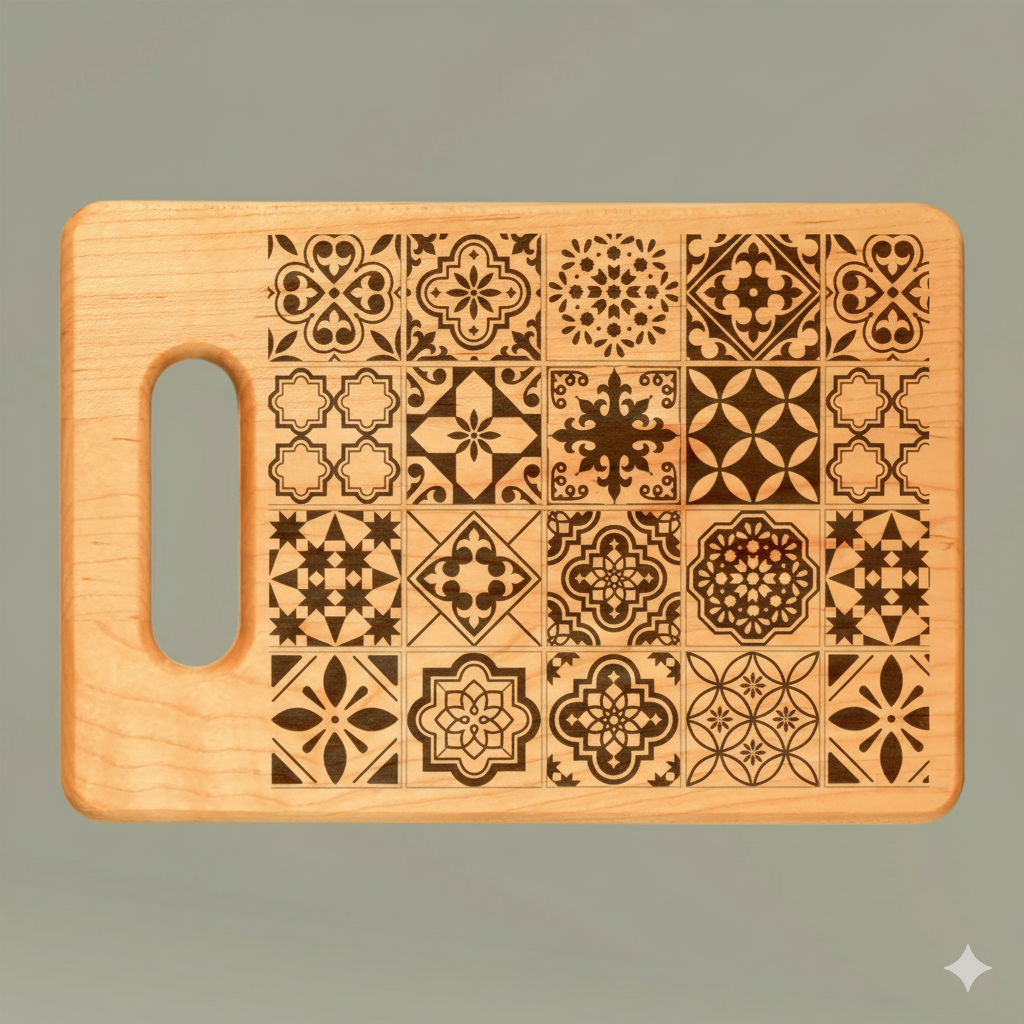 Engraved Wooden Cutting Board (4 Variations)