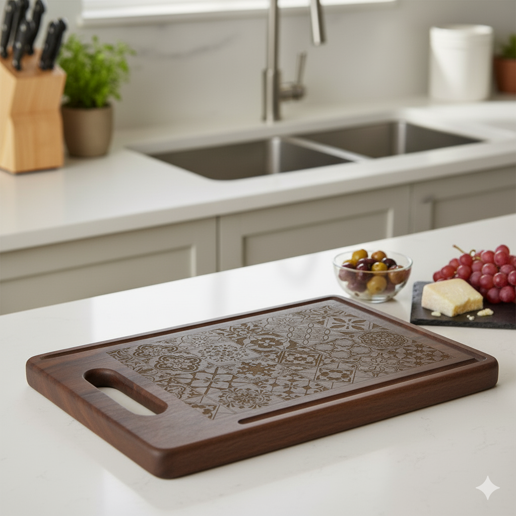 Engraved Wooden Cutting Board (4 Variations)