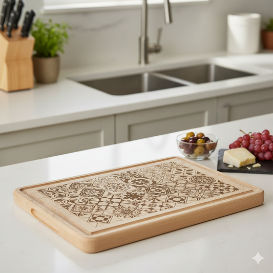 Engraved Wooden Cutting Board (4 Variations)