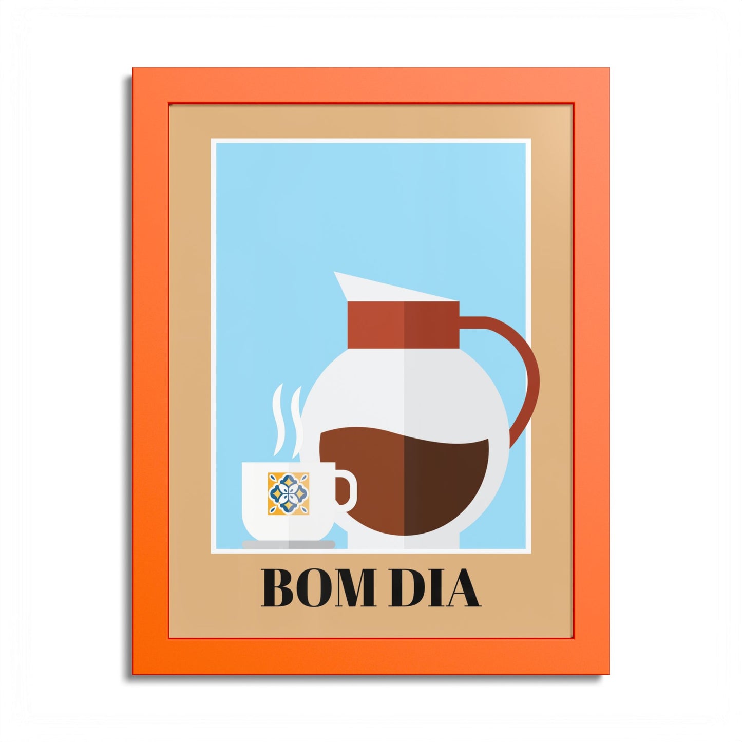 Bom Dia Framed Poster