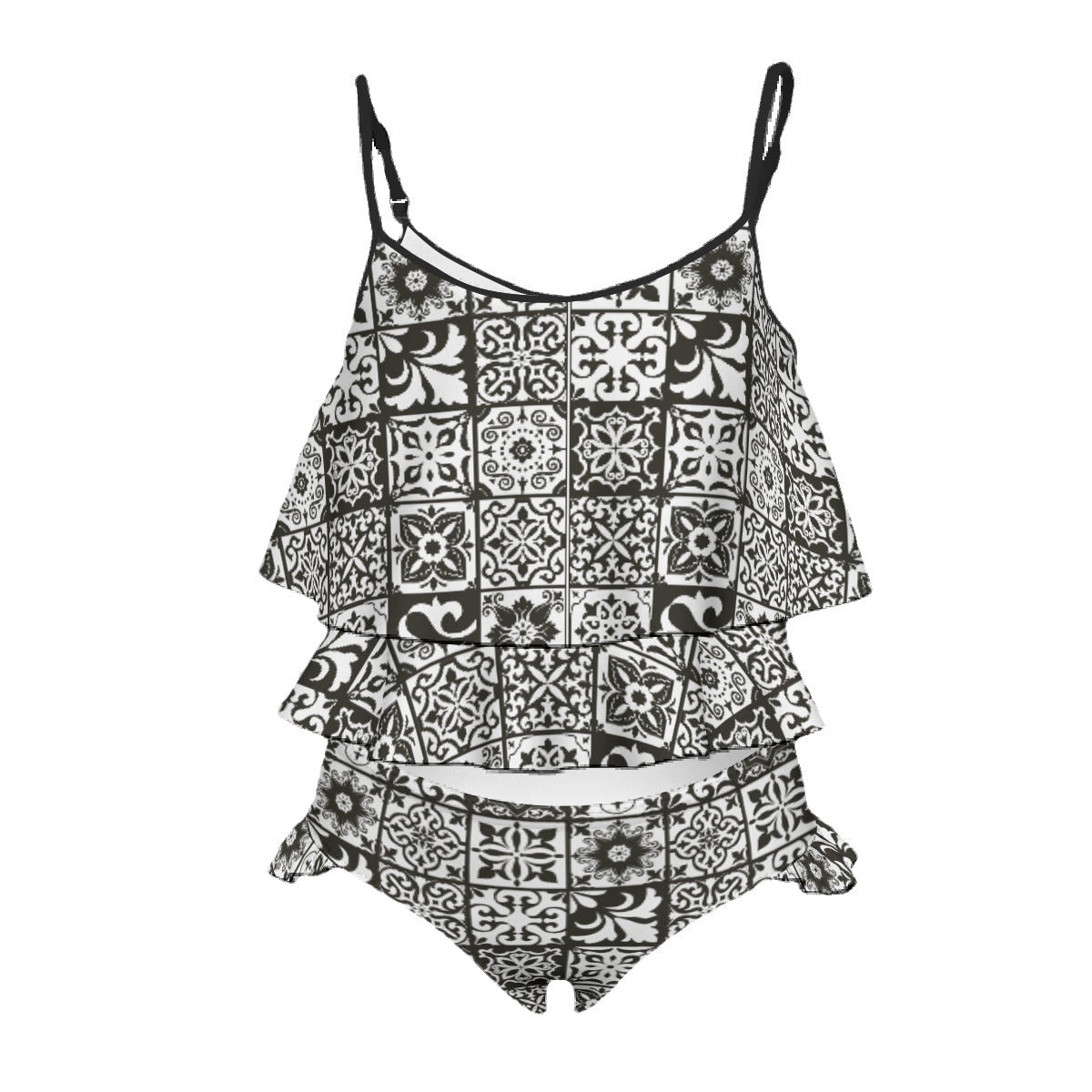 Preto Kid's Swimsuit