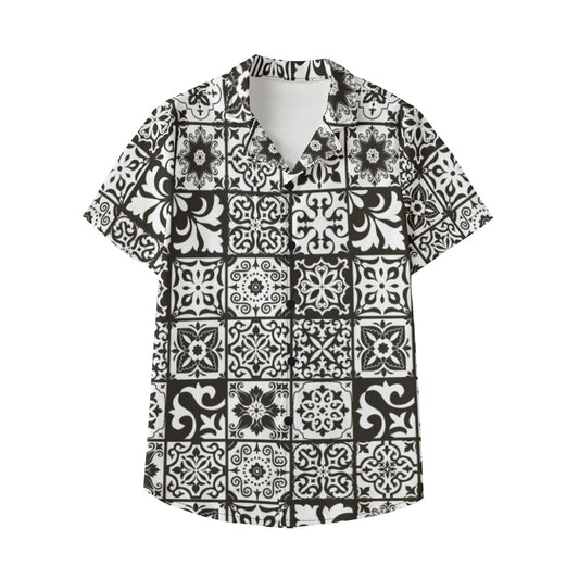 Preto Kid's Hawaiian Vacation Shirt