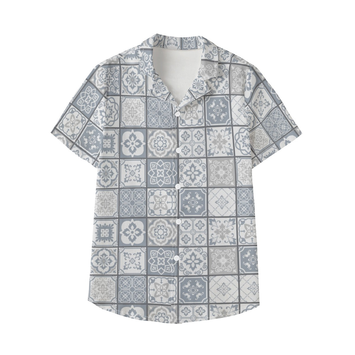 Cinzento Kid's Hawaiian Vacation Shirt