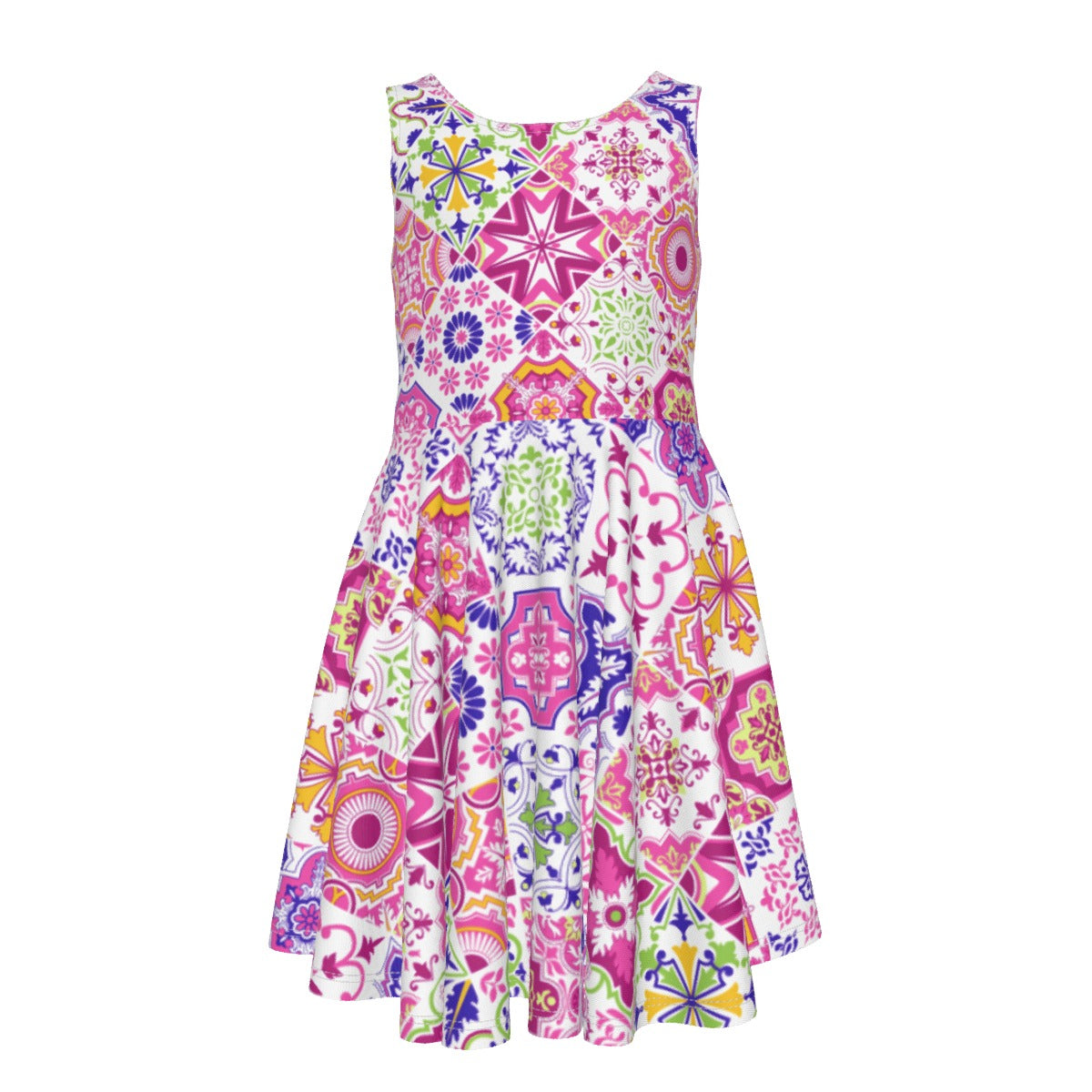 Cora Kid's Sleeveless Vest Dress