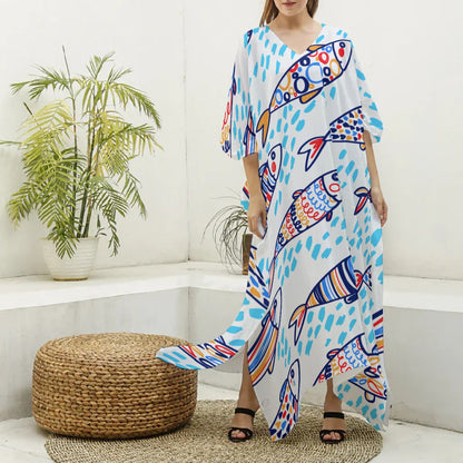 Sardinha Women's Kaftan Robe