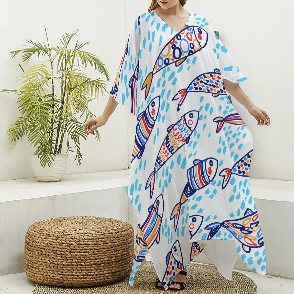 Sardinha Women's Kaftan Robe