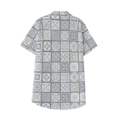 Cinzento Kid's Hawaiian Vacation Shirt