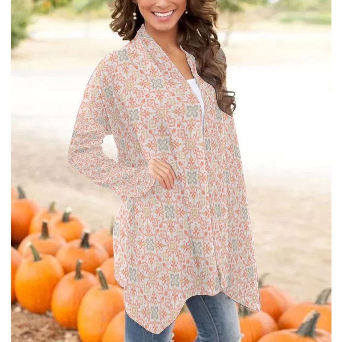 Coral Women's Long Sleeve Cardigan