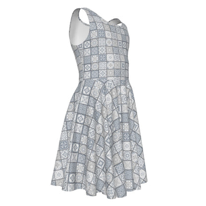 Cinzento Kid's Sleeveless Vest Dress