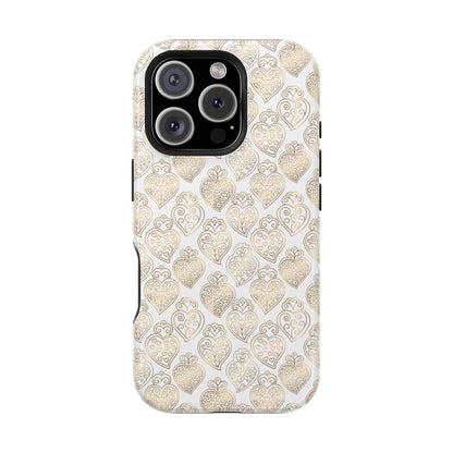 Viana Impact-Resistant Phone Case (White)