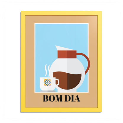 Bom Dia Framed Poster