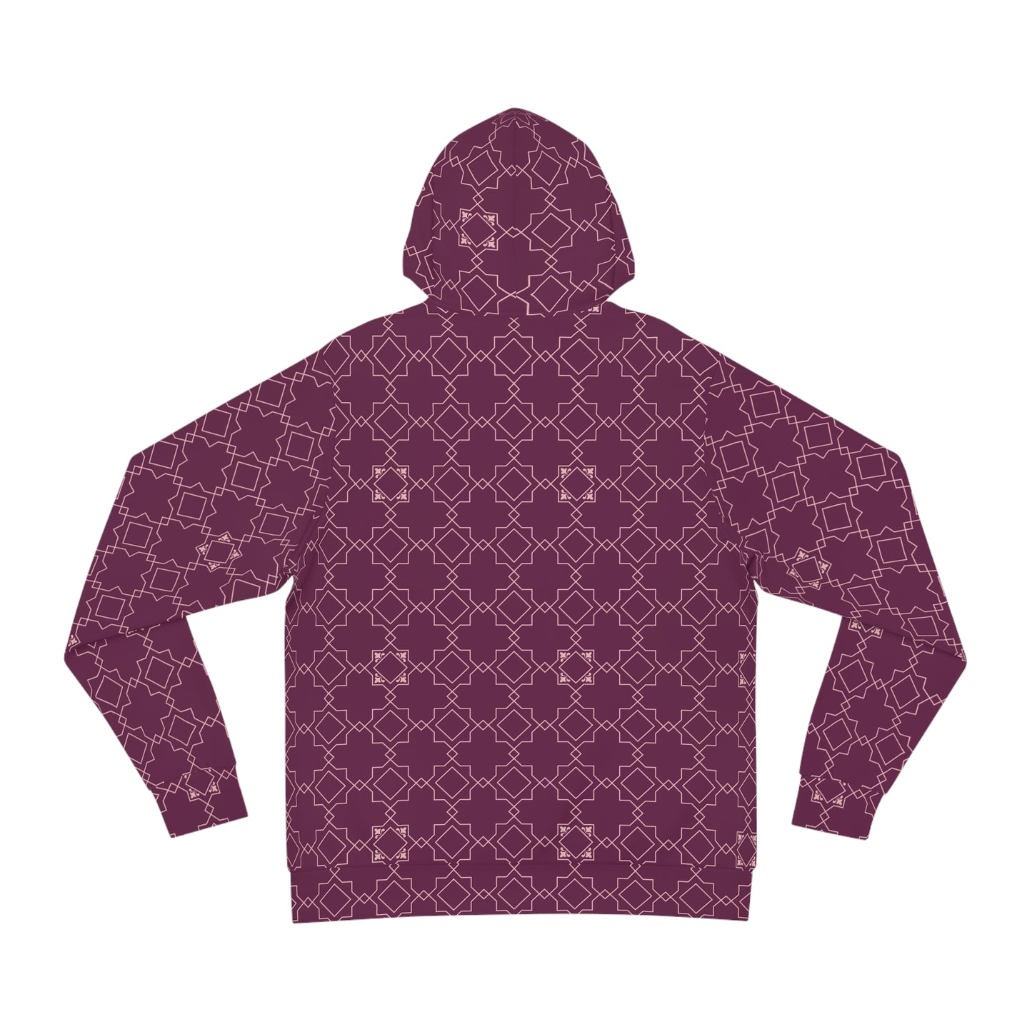 Azulejo (Plum) Women's Fashion Hoodie