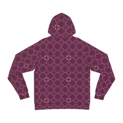 Azulejo (Plum) Women's Fashion Hoodie