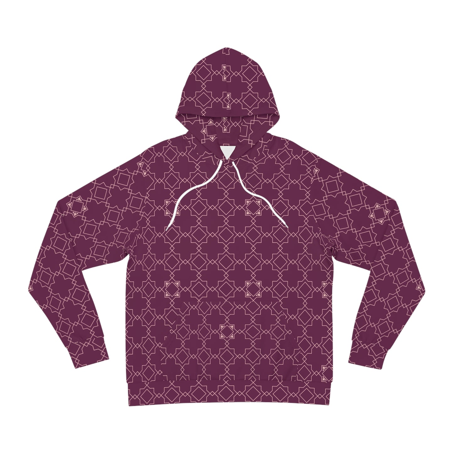 Azulejo (Plum) Women's Fashion Hoodie