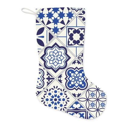 Azul Santa Stocking