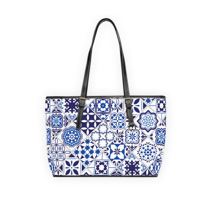 Azul Faux Leather Shoulder Bag