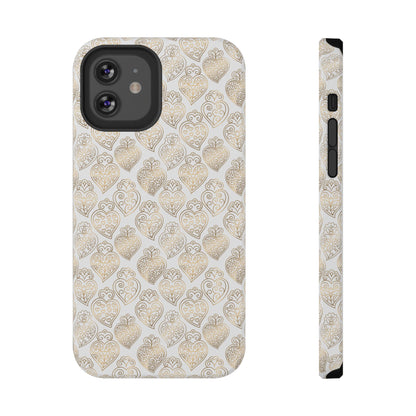 Viana Impact-Resistant Phone Case (White)