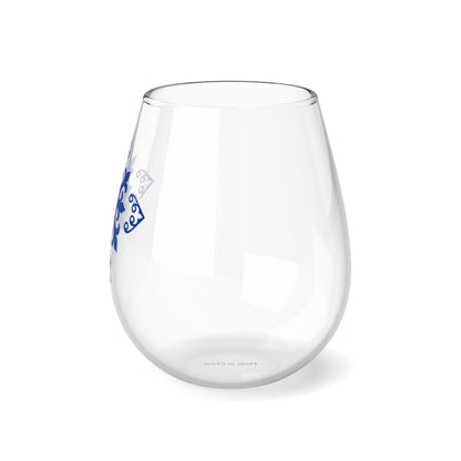 Azul Stemless Wine Glass