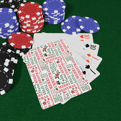 Feliz Natal / Merry Christmas Playing Cards — Festive Holiday Card Deck