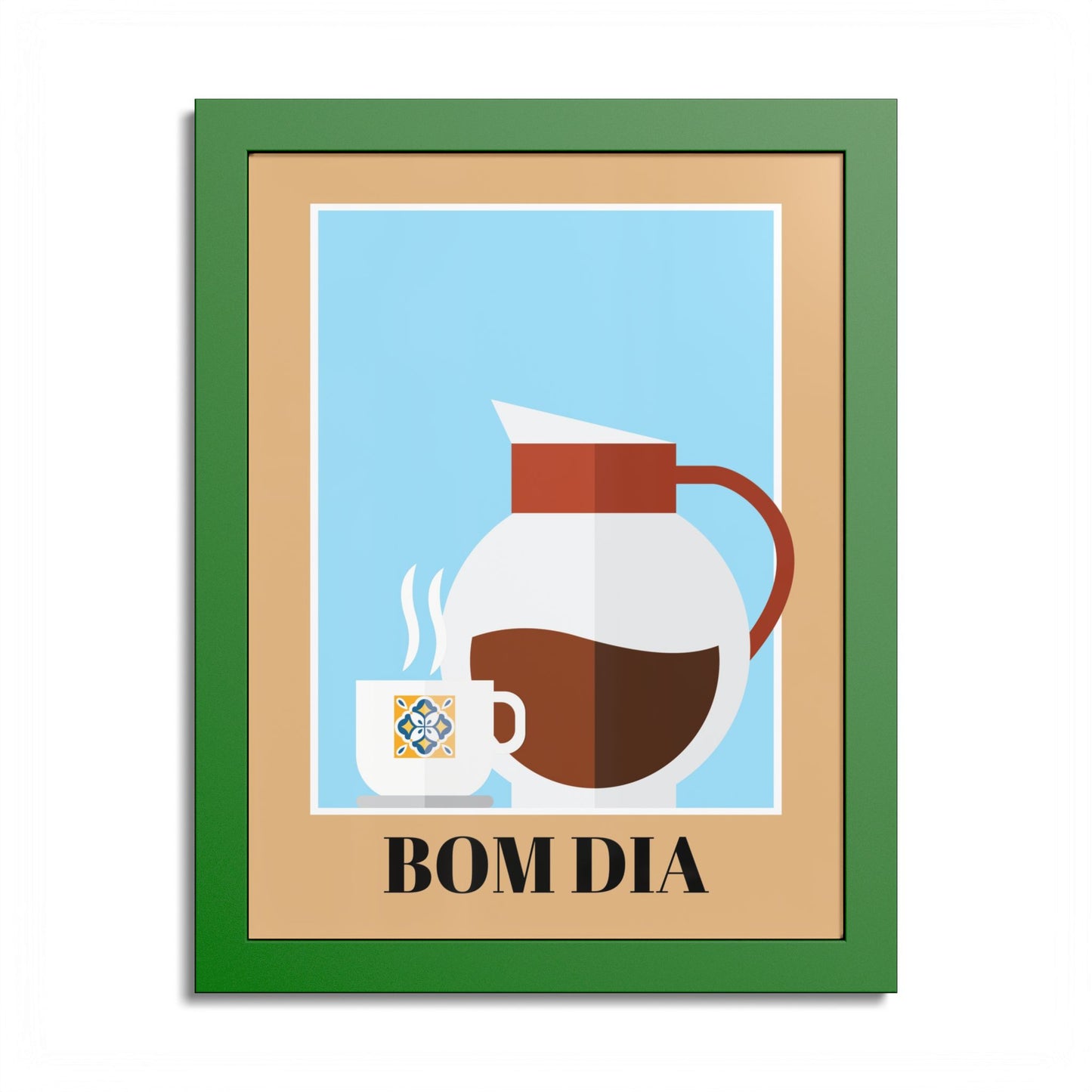 Bom Dia Framed Poster