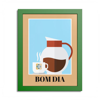 Bom Dia Framed Poster