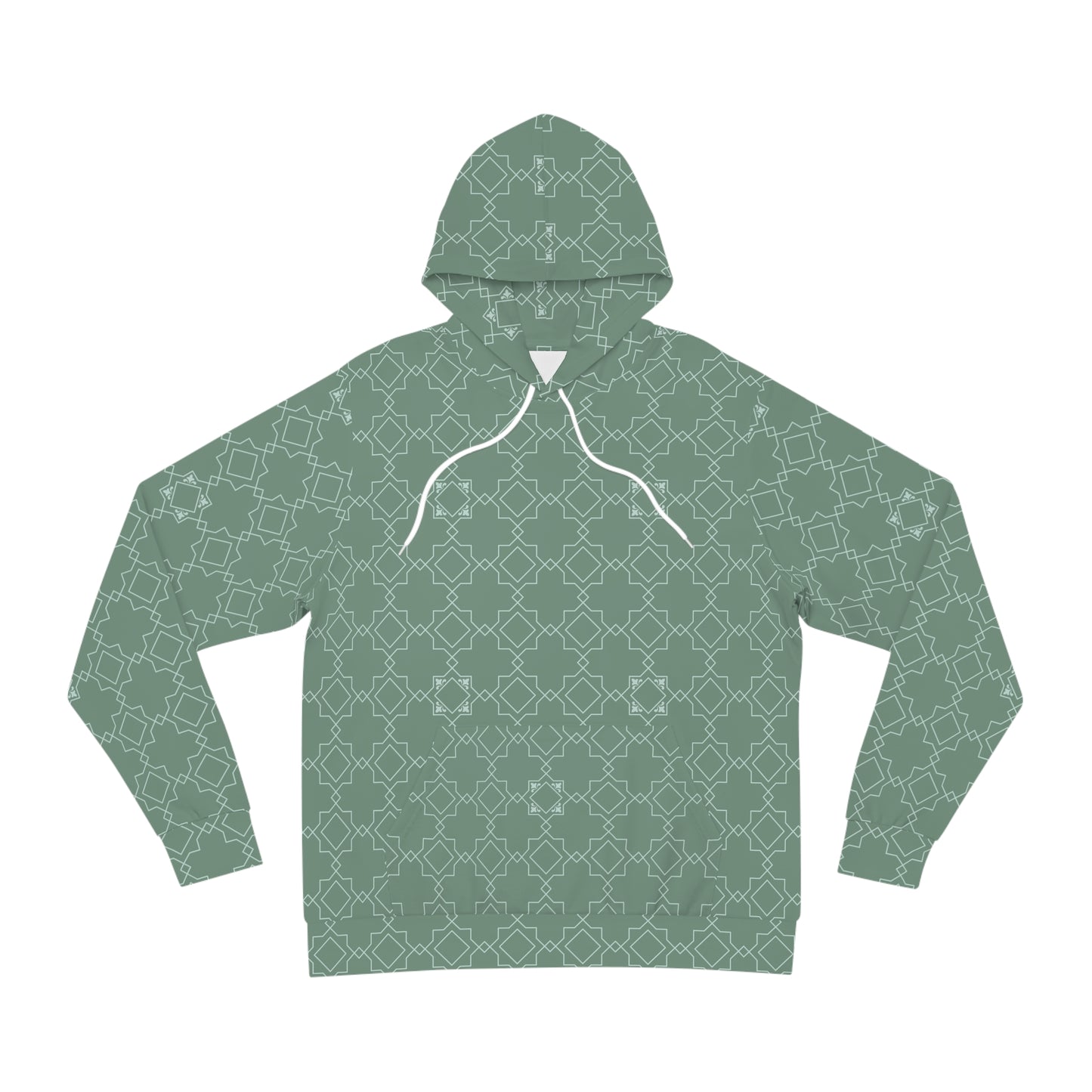 Azulejo (Green) Women's Fashion Hoodie