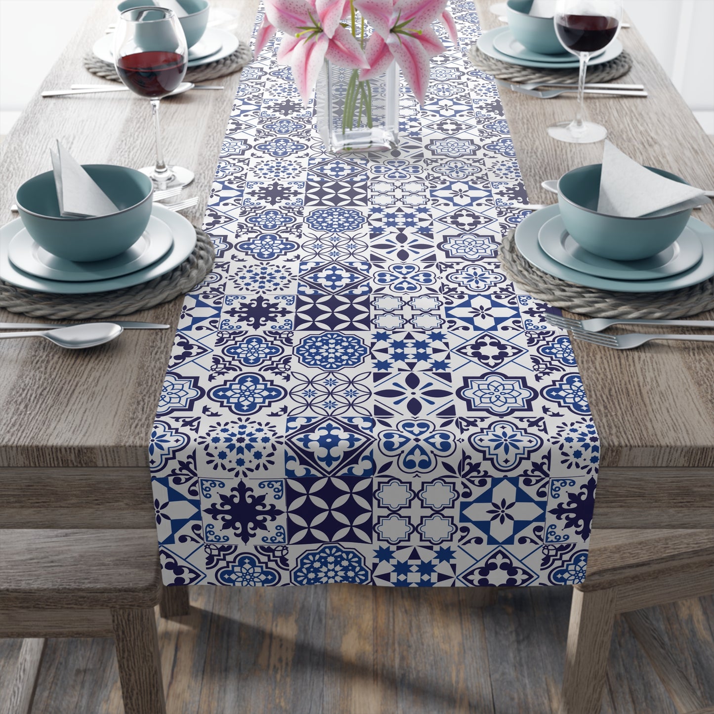 Azul Table Runner