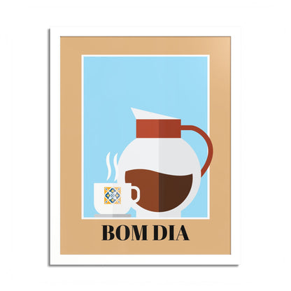 Bom Dia Framed Poster