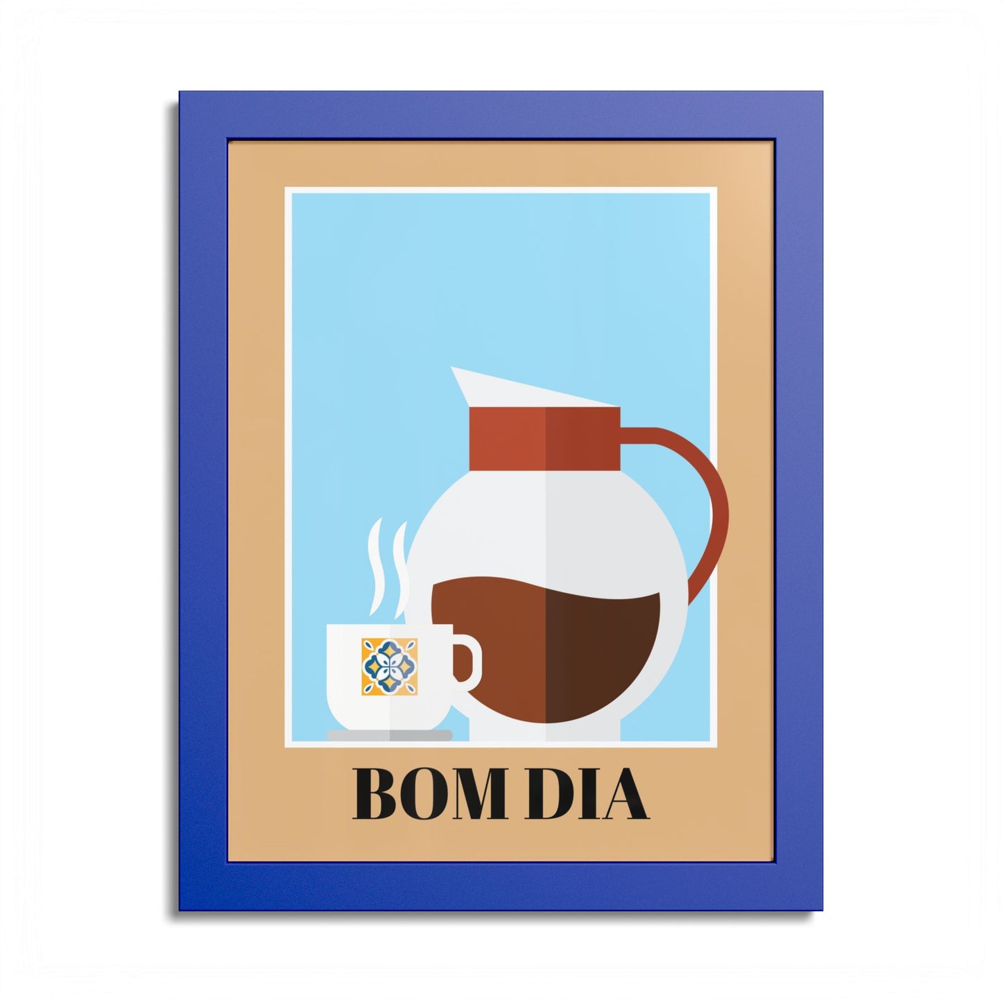 Bom Dia Framed Poster