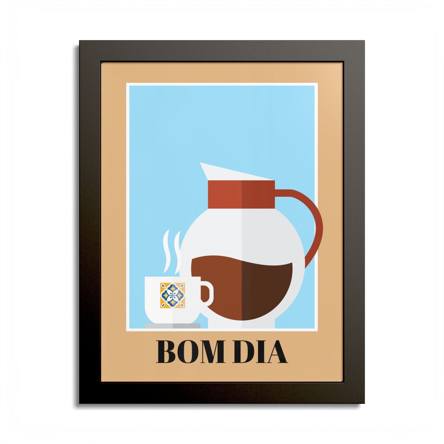 Bom Dia Framed Poster