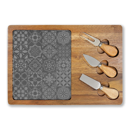 Engraved Azulejo Charcuterie Board