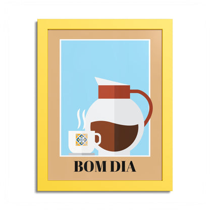 Bom Dia Framed Poster