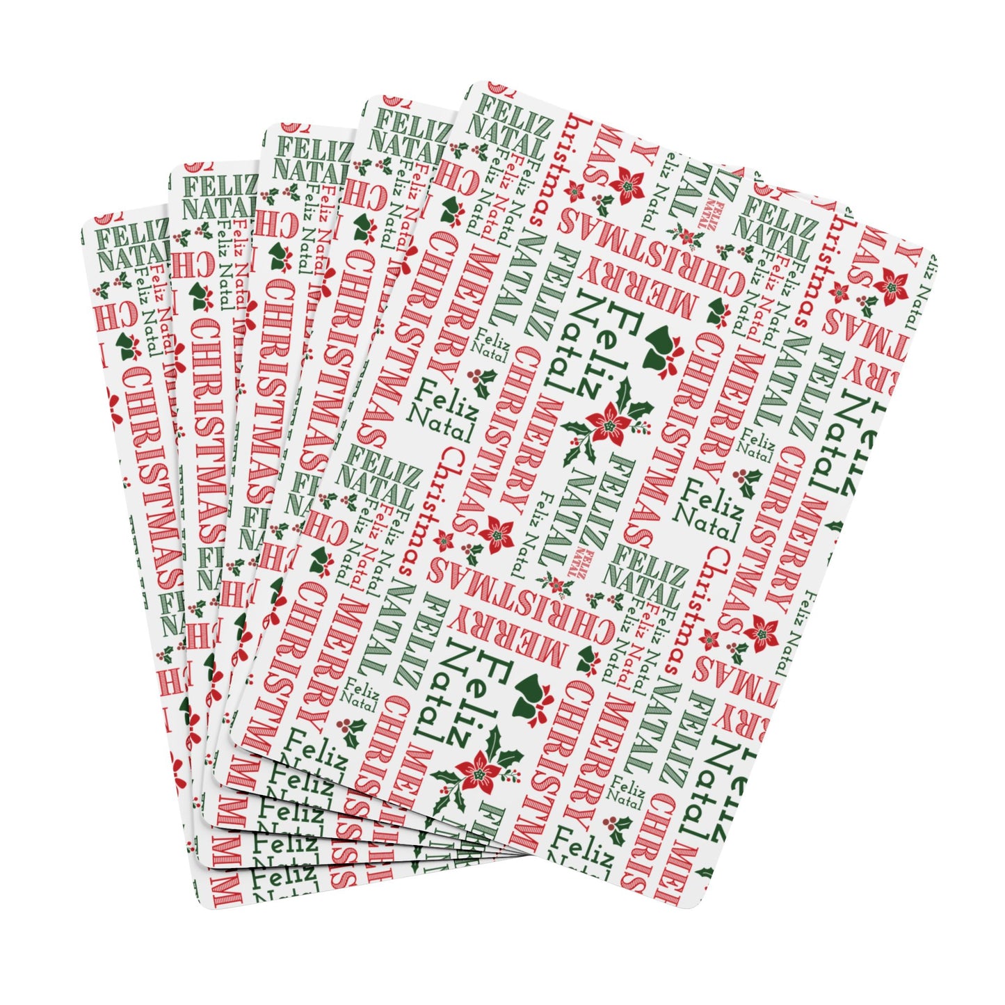 Feliz Natal / Merry Christmas Playing Cards — Festive Holiday Card Deck