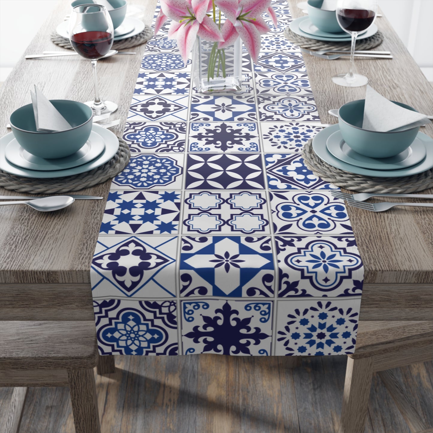 Azul Table Runner