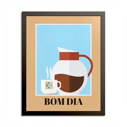 Bom Dia Framed Poster