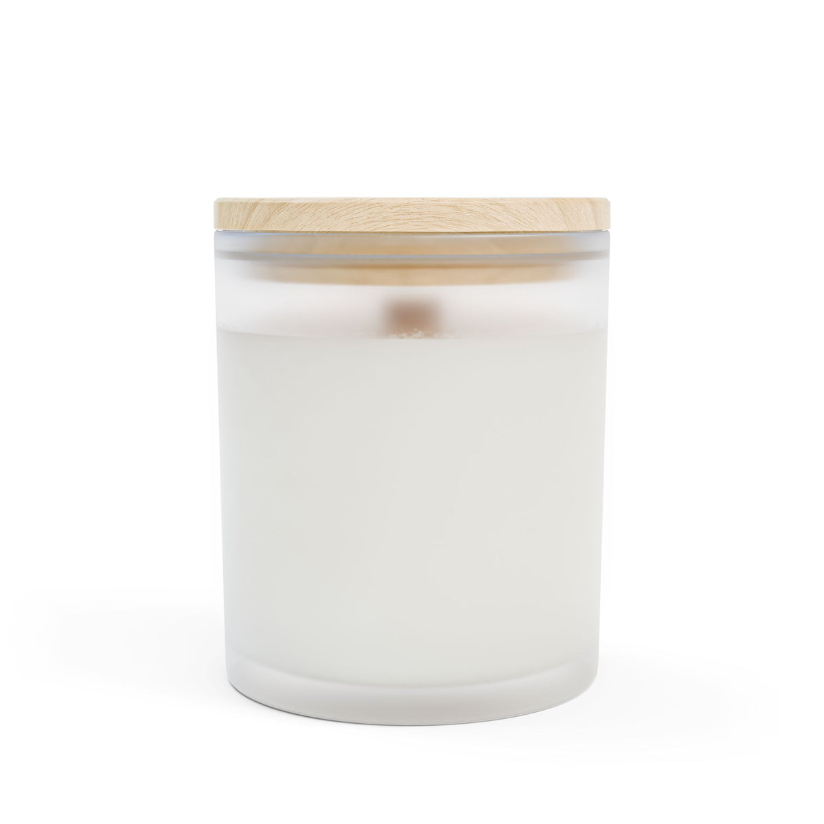 Feliz Natal Frosted Glass Candle