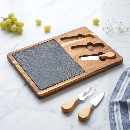 Engraved Azulejo Charcuterie Board